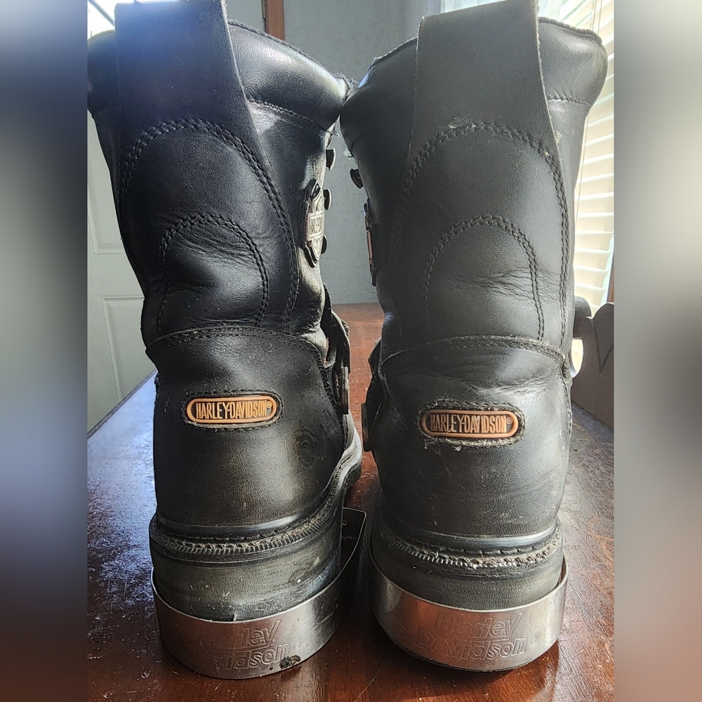 Harley Davidson Men's Size 10 Motorcycle Riding Boots - Picture 9 of 13